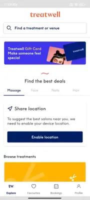 Treatwell android App screenshot 1